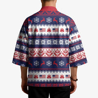 Freedom Charlie Kirk Tribute Christmas Kimono American Flag - Wonder Print Shop