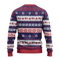 Freedom Charlie Kirk Tribute Christmas Ugly Christmas Sweater American Flag - Wonder Print Shop