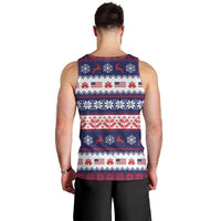Freedom Charlie Kirk Tribute Christmas Men Tank Top American Flag - Wonder Print Shop