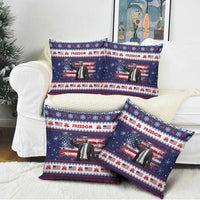 Freedom Charlie Kirk Tribute Christmas Pillow Cover American Flag - Wonder Print Shop