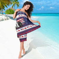 Freedom Charlie Kirk Tribute Christmas Sarong American Flag - Wonder Print Shop