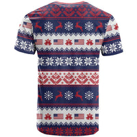 Freedom Charlie Kirk Tribute Christmas T Shirt American Flag - Wonder Print Shop