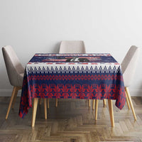 Freedom Charlie Kirk Tribute Christmas Tablecloth American Flag - Wonder Print Shop
