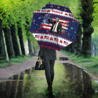 Freedom Charlie Kirk Tribute Christmas Umbrella American Flag - Wonder Print Shop