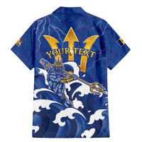 Personalized Barbados Family Matching Mermaid Dress and Hawaiian Shirt Poseidon Trident