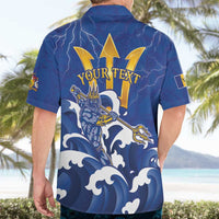 Personalized Barbados Hawaiian Shirt Poseidon Trident
