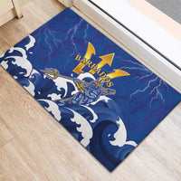 Barbados Rubber Doormat Poseidon Trident