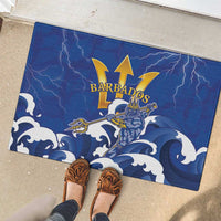Barbados Rubber Doormat Poseidon Trident