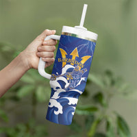 Personalized Barbados Tumbler With Handle Poseidon Trident