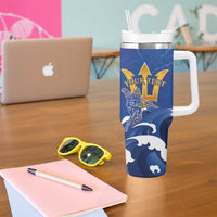 Personalized Barbados Tumbler With Handle Poseidon Trident