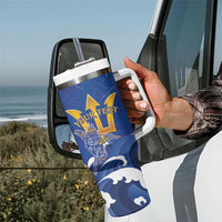 Personalized Barbados Tumbler With Handle Poseidon Trident
