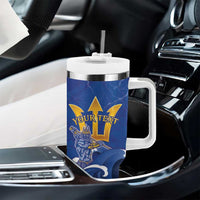 Personalized Barbados Tumbler With Handle Poseidon Trident
