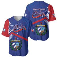 Cuba Coat Of Arms Baseball Jersey The Pearl Of The Antilles
