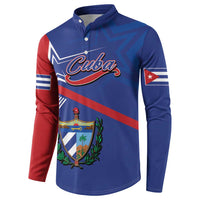 Cuba Coat Of Arms Button Sweatshirt The Pearl Of The Antilles