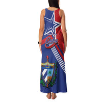 Cuba Coat Of Arms Family Matching Tank Maxi Dress and Hawaiian Shirt The Pearl Of The Antilles