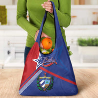 Cuba Coat Of Arms Grocery Bag The Pearl Of The Antilles