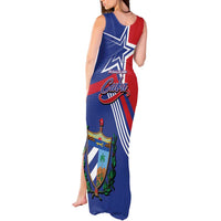 Cuba Coat Of Arms Tank Maxi Dress The Pearl Of The Antilles