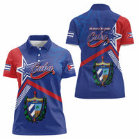 Cuba Coat Of Arms Women Polo Shirt The Pearl Of The Antilles