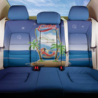 Cuba Back Car Seat Cover Funny Macaw Decorative Map