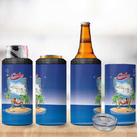 Cuba 4 in 1 Can Cooler Tumbler Funny Macaw Decorative Map