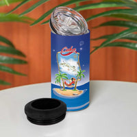 Cuba 4 in 1 Can Cooler Tumbler Funny Macaw Decorative Map