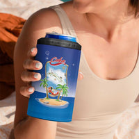 Cuba 4 in 1 Can Cooler Tumbler Funny Macaw Decorative Map