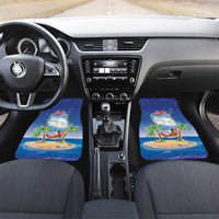 Cuba Car Mats Funny Macaw Decorative Map