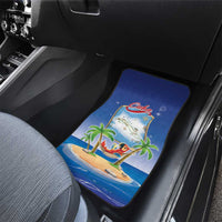 Cuba Car Mats Funny Macaw Decorative Map