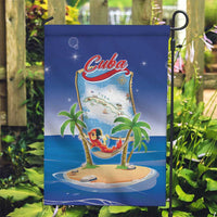 Cuba Garden Flag Funny Macaw Decorative Map