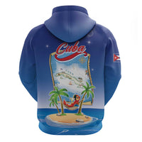 Cuba Hoodie Funny Macaw Decorative Map