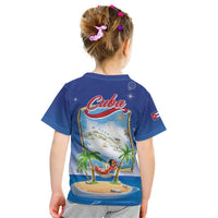 Cuba Kid T Shirt Funny Macaw Decorative Map