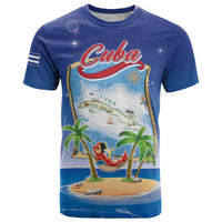 Cuba T Shirt Funny Macaw Decorative Map