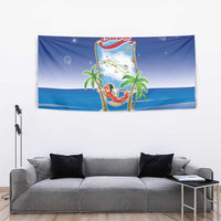 Cuba Tapestry Funny Macaw Decorative Map