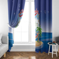 Cuba Window Curtain Funny Macaw Decorative Map