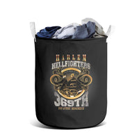 Never Forget Harlem Hellfighters Laundry Basket Strength Courage And Glory