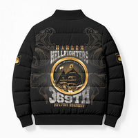 Never Forget Harlem Hellfighters Bomber Puffer Jacket Strength Courage And Glory