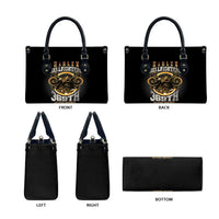 Never Forget Harlem Hellfighters Leather Bag Strength Courage And Glory