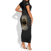 Never Forget Harlem Hellfighters Short Sleeve Bodycon Dress Strength Courage And Glory