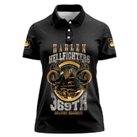 Never Forget Harlem Hellfighters Women Polo Shirt Strength Courage And Glory