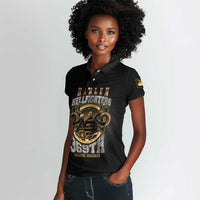 Never Forget Harlem Hellfighters Women Polo Shirt Strength Courage And Glory