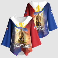 Philippines Kimono Sleeve Blouse Maligayang Araw Ng Kalayaan