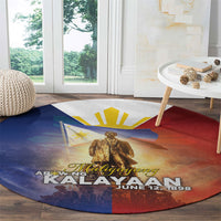 Philippines Round Carpet Maligayang Araw Ng Kalayaan