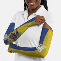 Custom Brazil And Haiti Football Arm Sleeves Jaguar With Kanson Wouj Special Style