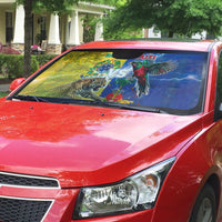 Brazil And Haiti Football Auto Sun Shade Jaguar With Kanson Wouj Special Style