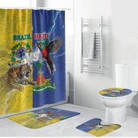 Brazil And Haiti Football Bathroom Set Jaguar With Kanson Wouj Special Style