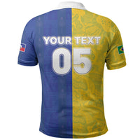 Custom Brazil And Haiti Football Polo Shirt Jaguar With Kanson Wouj Special Style