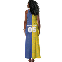 Custom Brazil And Haiti Football Tank Maxi Dress Jaguar With Kanson Wouj Special Style