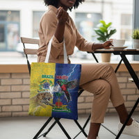 Brazil And Haiti Football Tote Bag Jaguar With Kanson Wouj Special Style