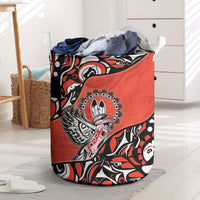 Canada National Indigenous Peoples Day Laundry Basket Haida Art Eagle
