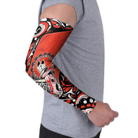 Canada National Indigenous Peoples Day Arm Sleeves Haida Art Eagle